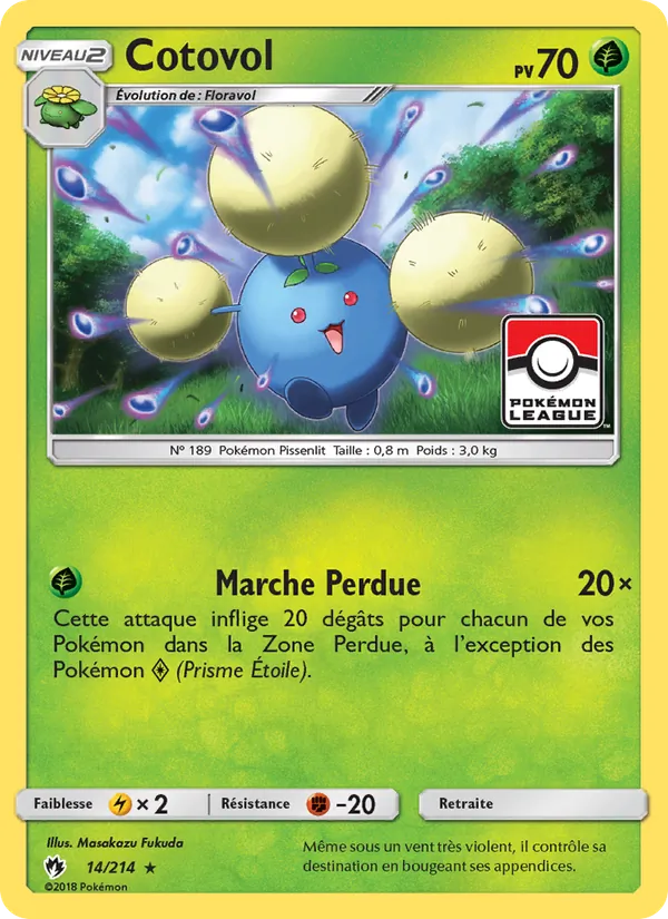 Carte Cotovol de l'extension Tonnerre Perdu, numéro 14/214