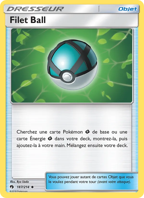 Carte Filet Ball de l'extension Tonnerre Perdu, numéro 187/214