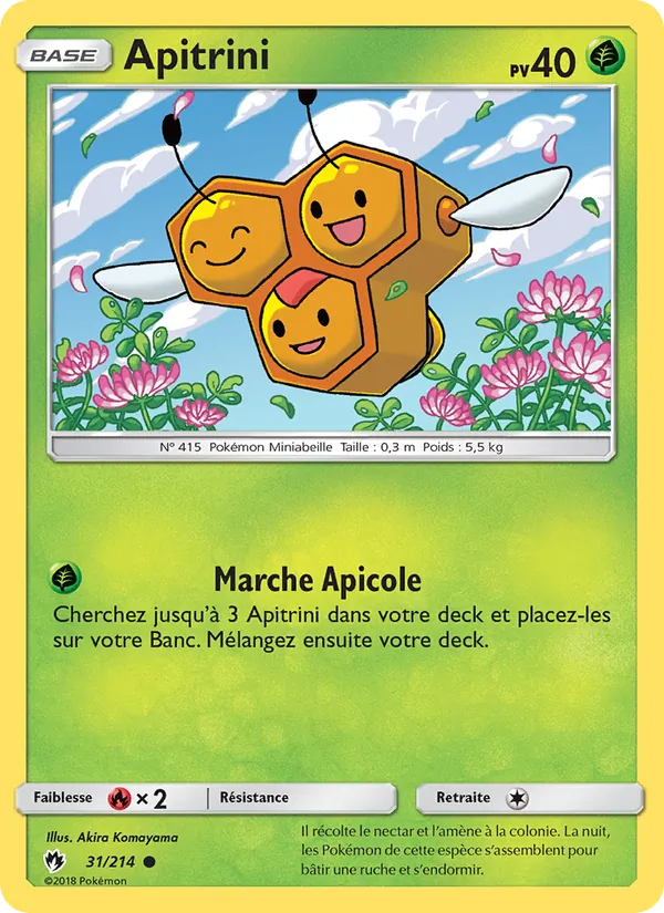 Carte Apitrini de l'extension Tonnerre Perdu, numéro 31/214