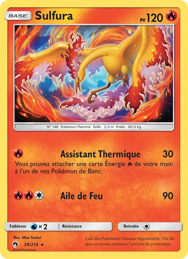 Carte Sulfura de l'extension Tonnerre Perdu, numéro 38/214