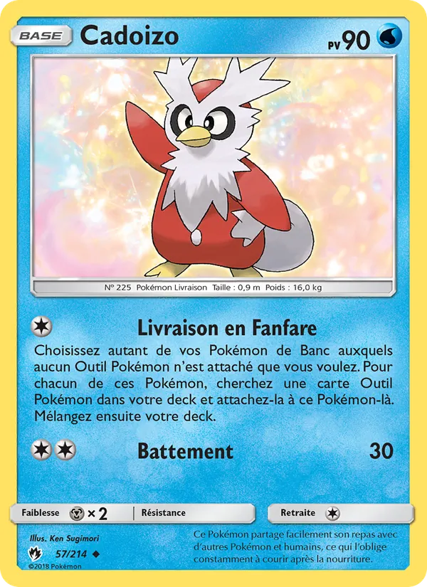 Carte Cadoizo de l'extension Tonnerre Perdu, numéro 57/214