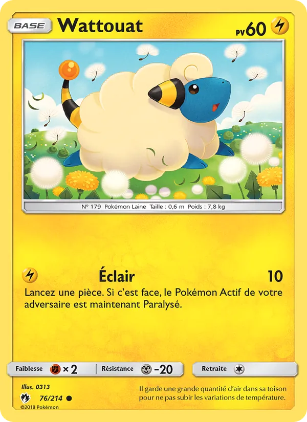 Carte Wattouat de l'extension Tonnerre Perdu, numéro 76/214