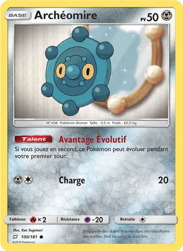 Carte Archéomire de l'extension Duo de Choc, numéro 100/181