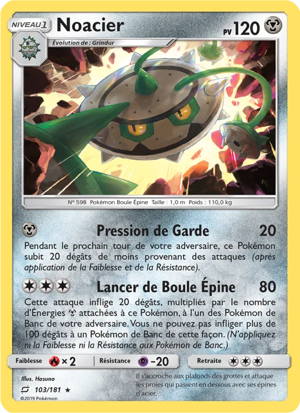 Carte Noacier de l'extension Duo de Choc, numéro 103/181