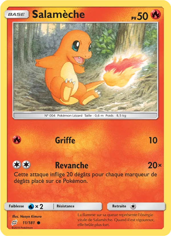 Carte Salamèche de l'extension Duo de Choc, numéro 11/181