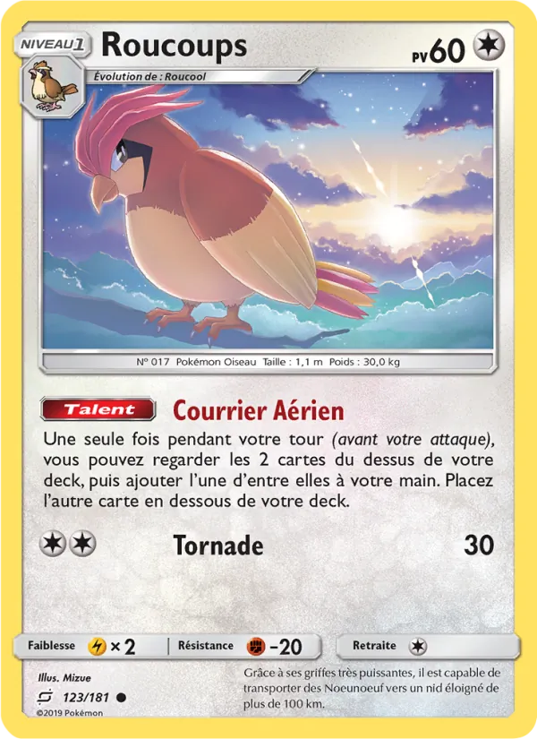 Carte Roucoups de l'extension Duo de Choc, numéro 123/181