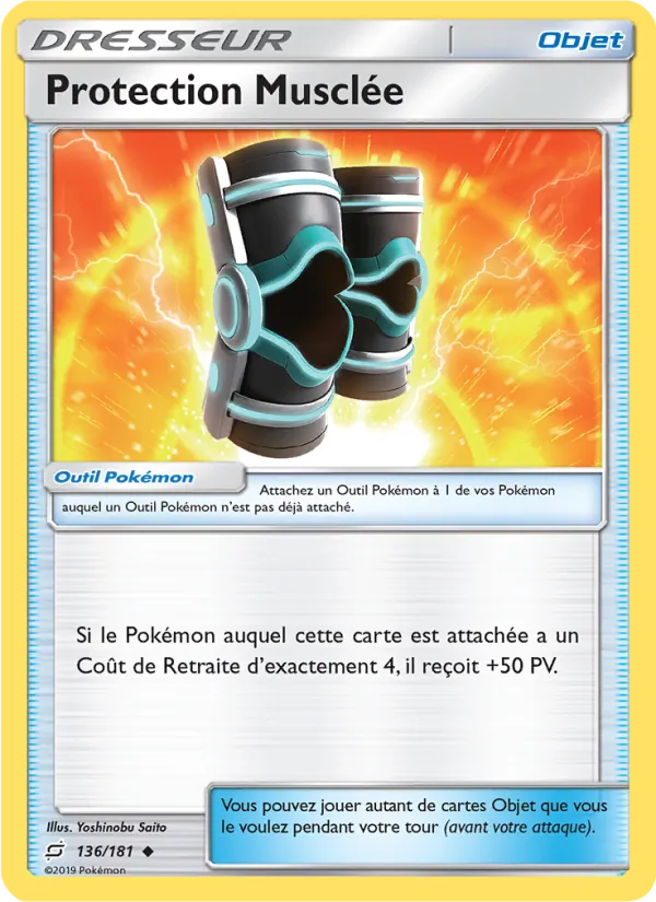 Carte Protection Musclée de l'extension Duo de Choc, numéro 136/181