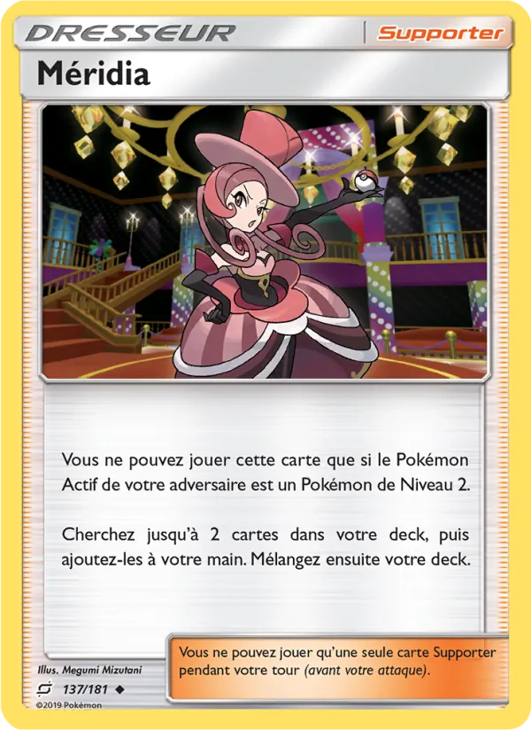 Carte Méridia de l'extension Duo de Choc, numéro 137/181
