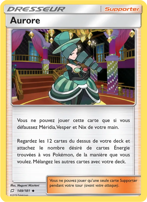 Carte Aurore de l'extension Duo de Choc, numéro 149/181