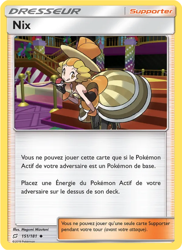 Carte Nix de l'extension Duo de Choc, numéro 151/181