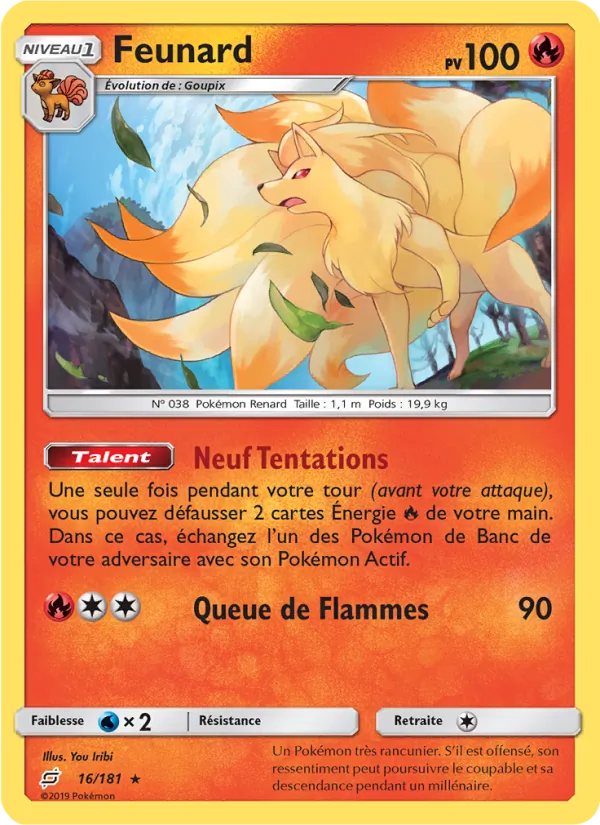 Carte Feunard de l'extension Duo de Choc, numéro 16/181