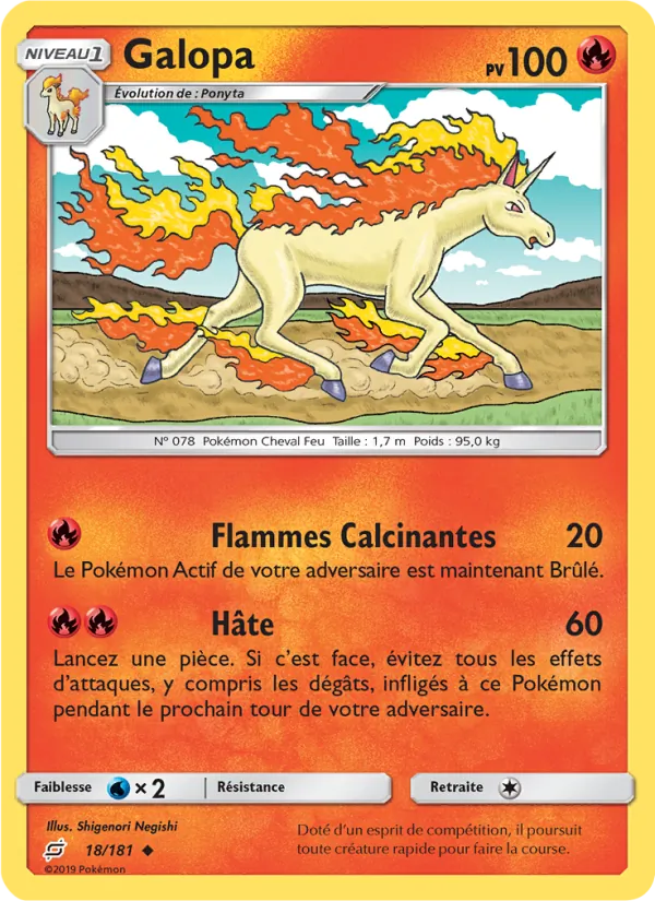 Carte Galopa de l'extension Duo de Choc, numéro 18/181
