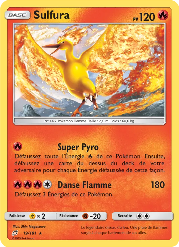 Carte Sulfura de l'extension Duo de Choc, numéro 19/181