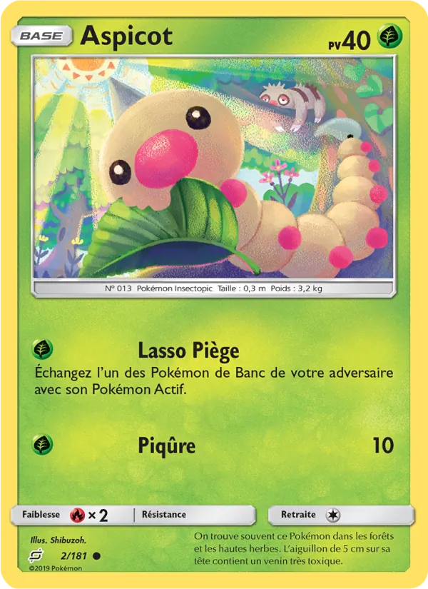 Carte Aspicot de l'extension Duo de Choc, numéro 2/181