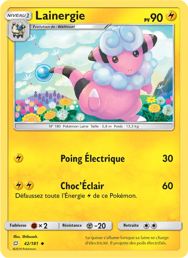 Carte Lainergie de l'extension Duo de Choc, numéro 42/181