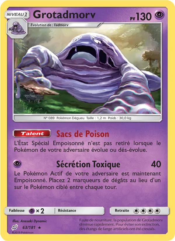 Carte Grotadmorv de l'extension Duo de Choc, numéro 63/181