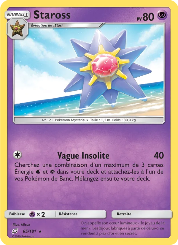 Carte Staross de l'extension Duo de Choc, numéro 65/181