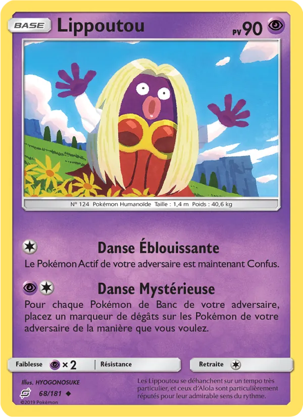 Carte Lippoutou de l'extension Duo de Choc, numéro 68/181