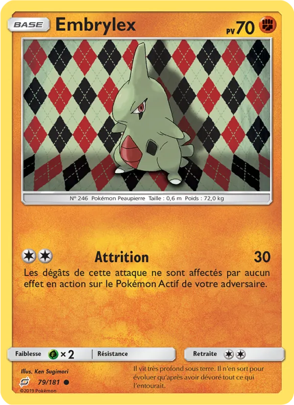 Carte Embrylex de l'extension Duo de Choc, numéro 79/181