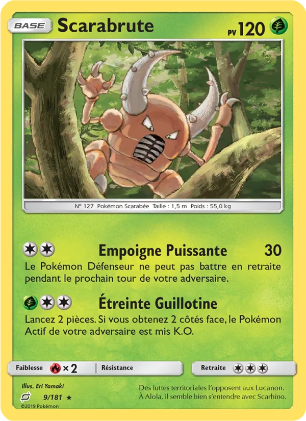 Carte Scarabrute de l'extension Duo de Choc, numéro 9/181