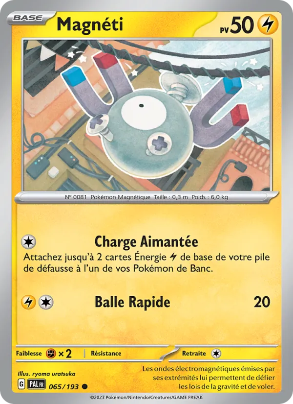 Carte Magnéti de l'extension Évolutions à Paldea, numéro 065/193