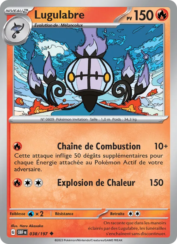 Carte Lugulabre de l'extension Flammes Obsidiennes, numéro 038/197