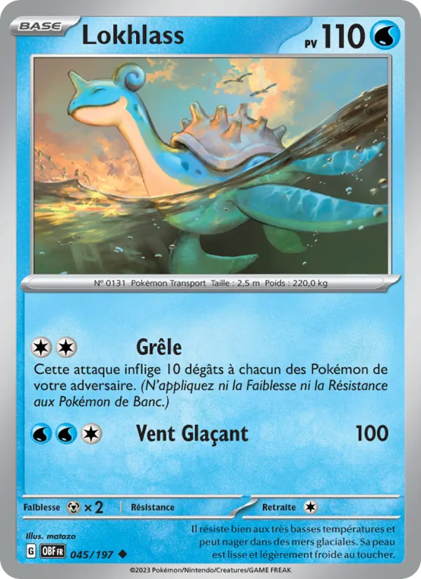 Carte Lokhlass de l'extension Flammes Obsidiennes, numéro 045/197