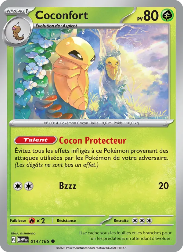 Carte Coconfort de l'extension 151, numéro 014/165