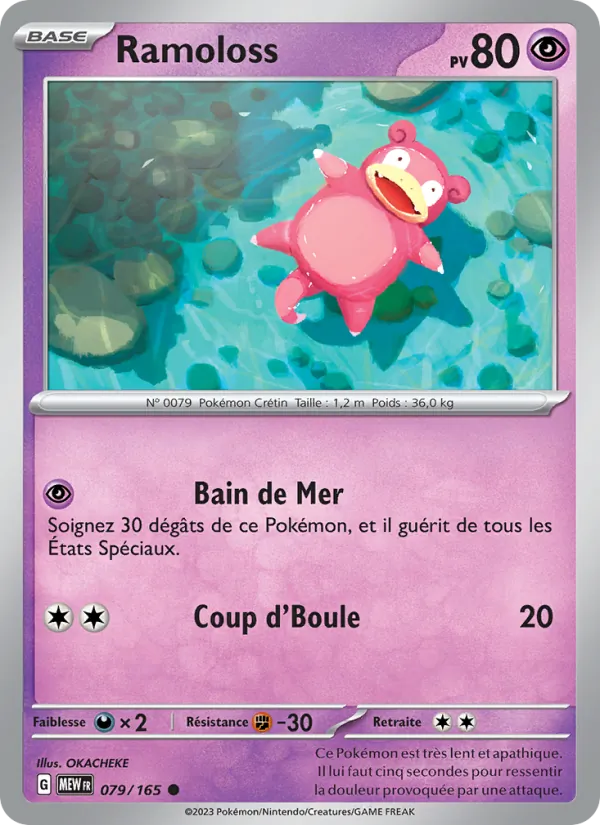 Carte Ramoloss de l'extension 151, numéro 079/165