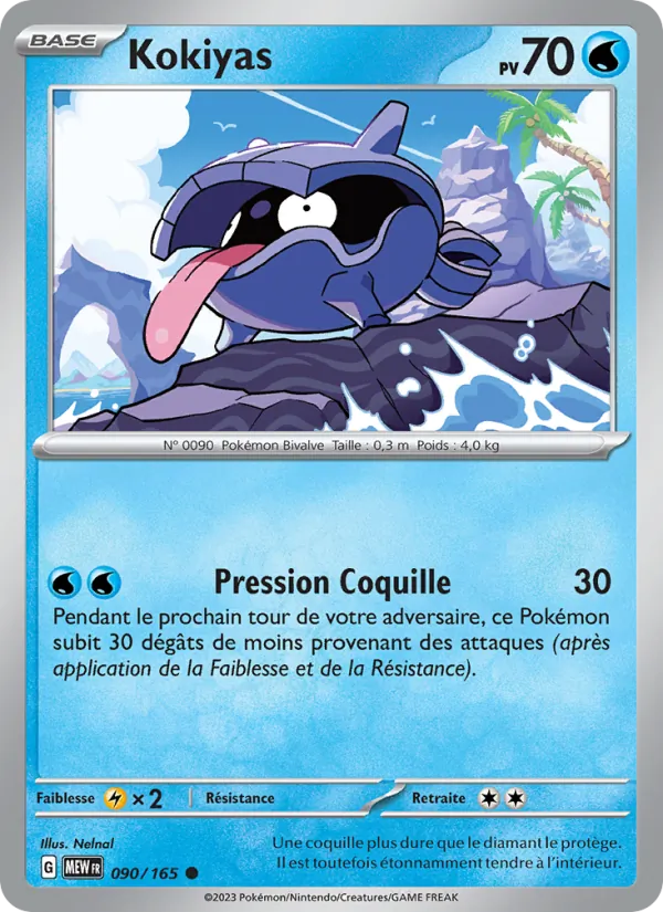 Carte Kokiyas de l'extension 151, numéro 090/165