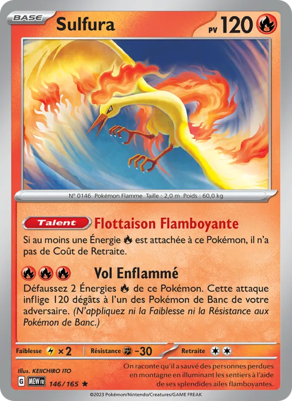 Carte Sulfura de l'extension 151, numéro 146/165