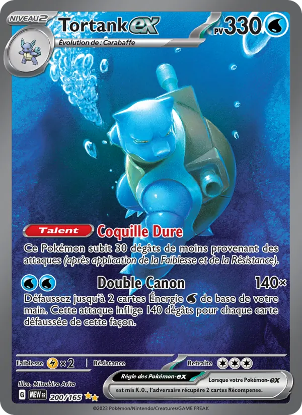 Carte Tortank-ex de l'extension 151, numéro 200/165