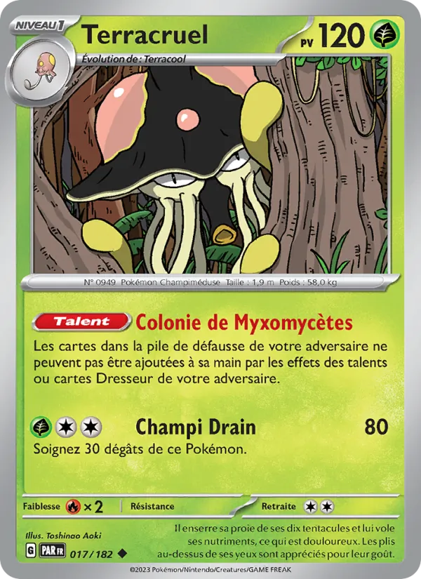 Carte Terracruel de l'extension Faille Paradoxe, numéro 017/182