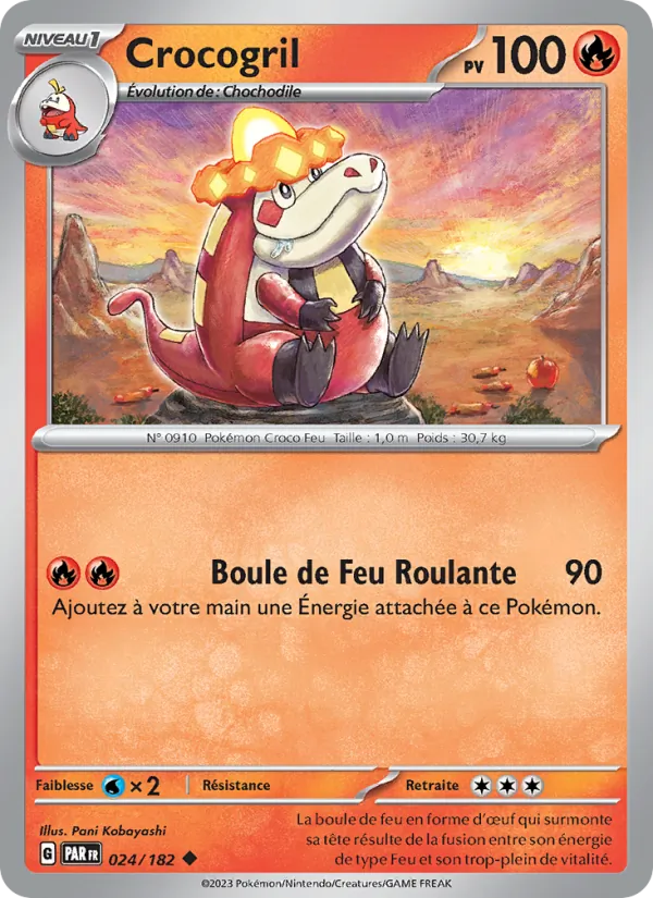 Carte Crocogril de l'extension Faille Paradoxe, numéro 024/182