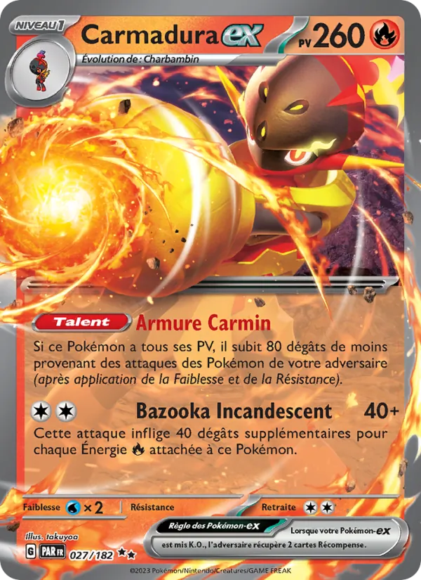 Carte Carmadura-ex de l'extension Faille Paradoxe, numéro 027/182