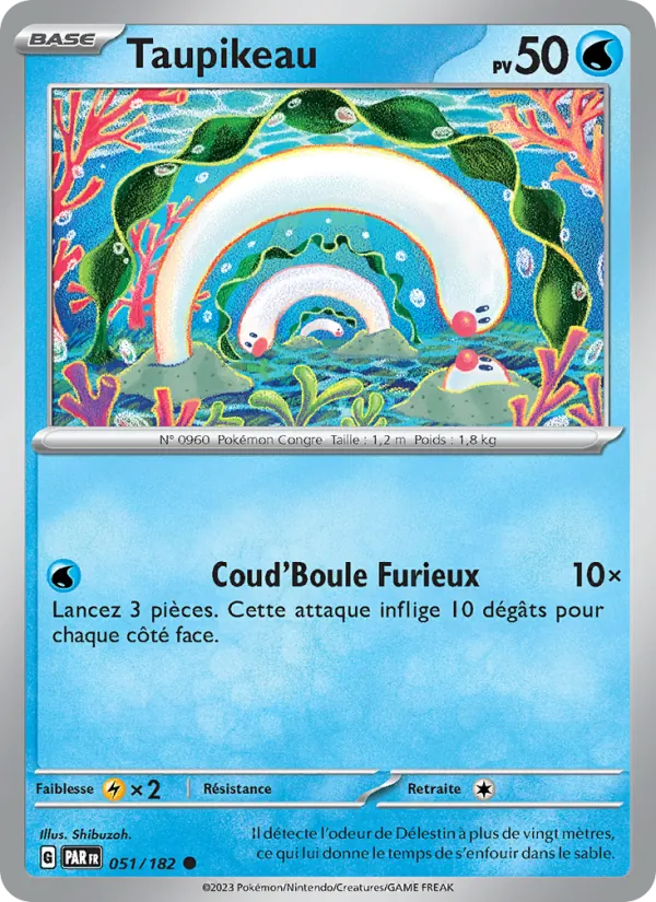 Carte Taupikeau de l'extension Faille Paradoxe, numéro 051/182