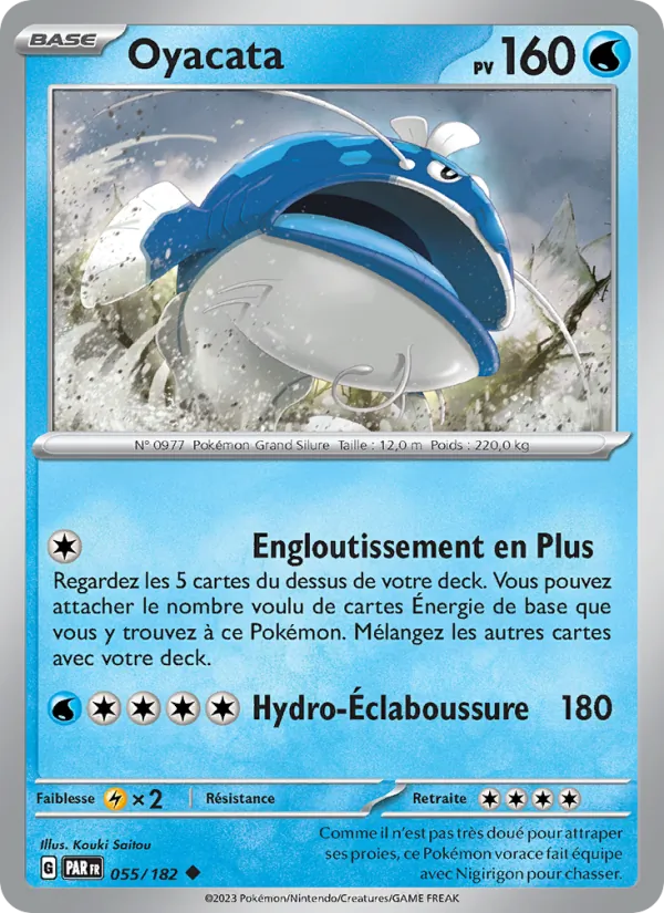 Carte Oyacata de l'extension Faille Paradoxe, numéro 055/182