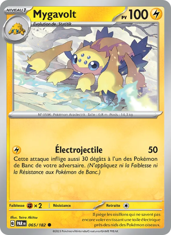 Carte Mygavolt de l'extension Faille Paradoxe, numéro 065/182