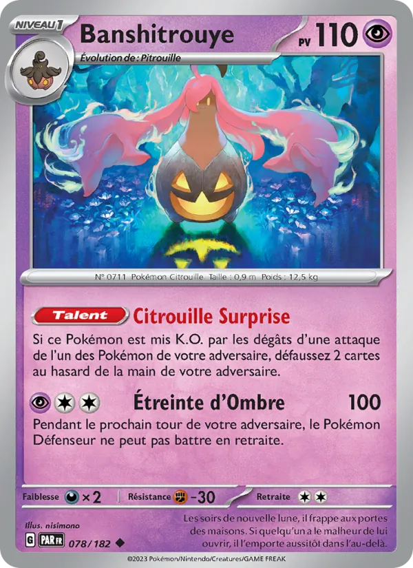 Carte Banshitrouye de l'extension Faille Paradoxe, numéro 078/182