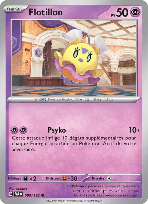Carte Flotillon de l'extension Faille Paradoxe, numéro 080/182