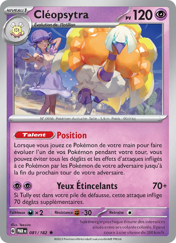 Carte Cléopsytra de l'extension Faille Paradoxe, numéro 081/182