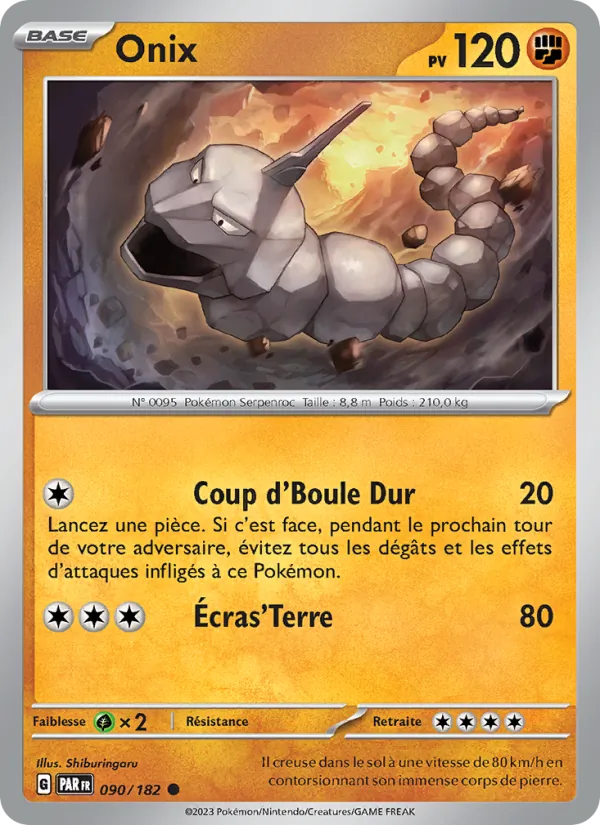 Carte Onix de l'extension Faille Paradoxe, numéro 090/182