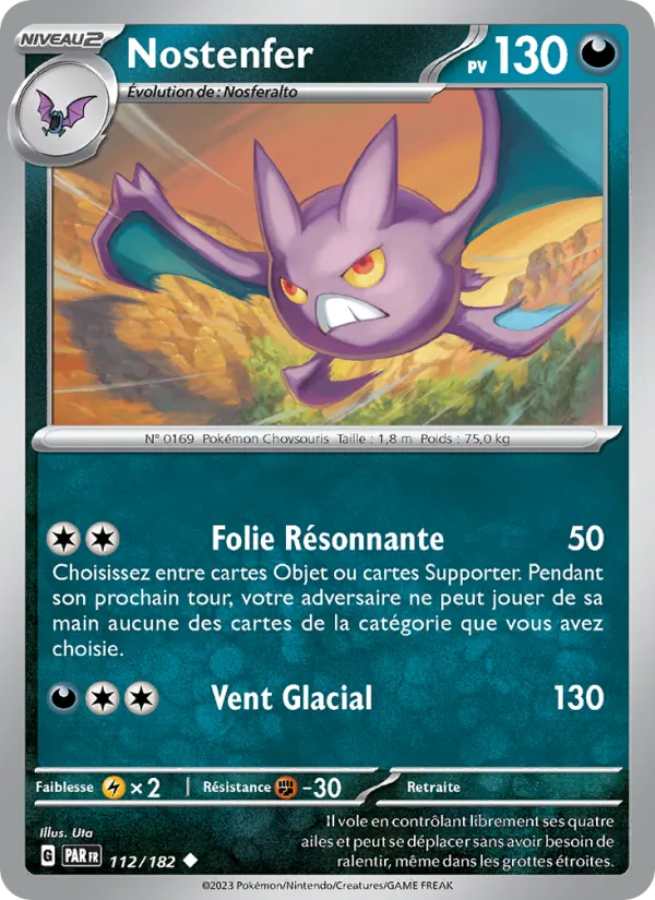 Carte Nostenfer de l'extension Faille Paradoxe, numéro 112/182