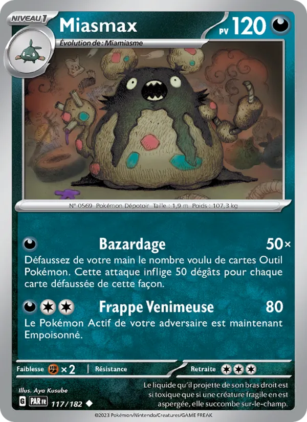 Carte Miasmax de l'extension Faille Paradoxe, numéro 117/182