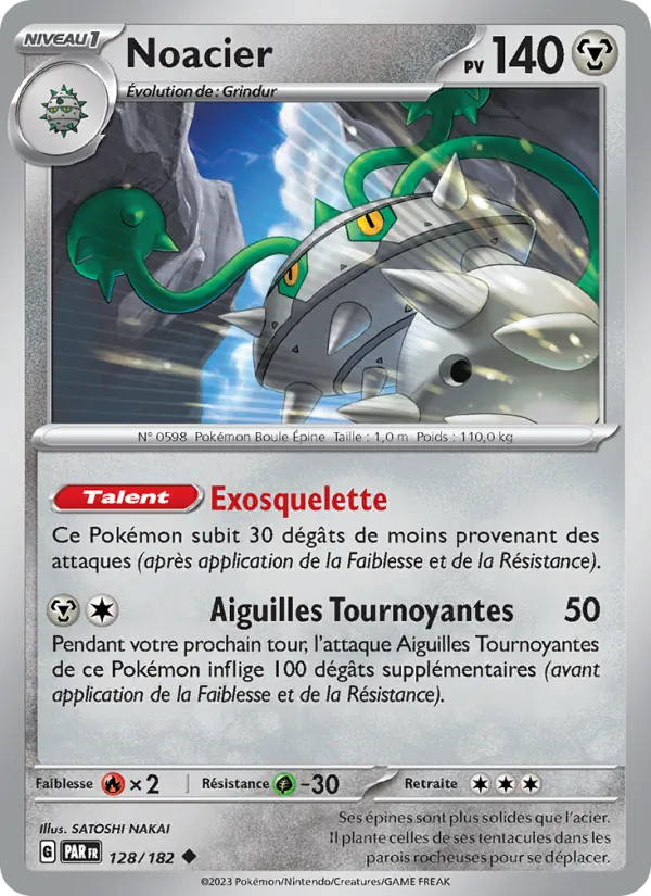 Carte Noacier de l'extension Faille Paradoxe, numéro 128/182