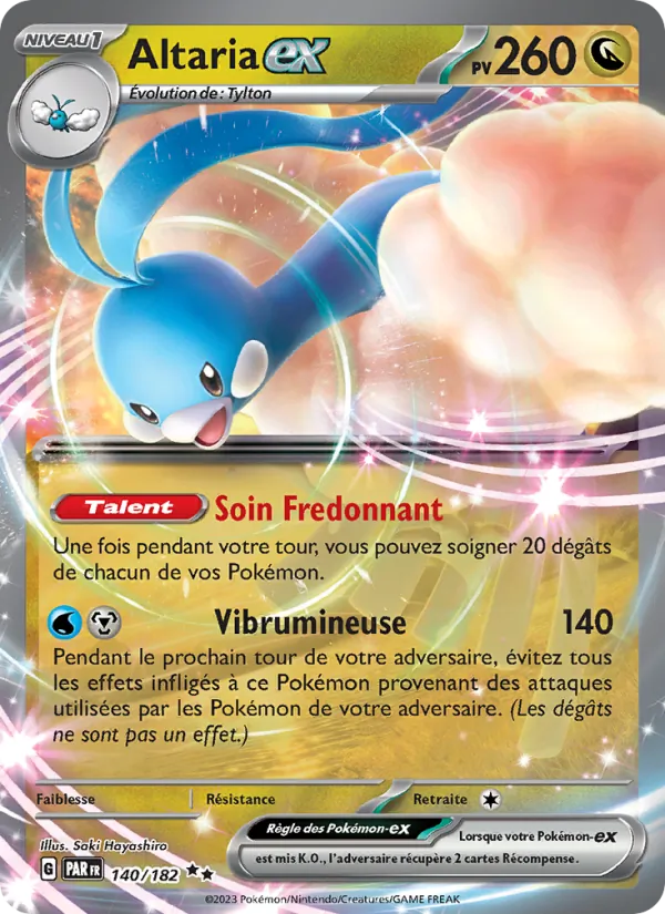 Carte Altaria-ex de l'extension Faille Paradoxe, numéro 140/182