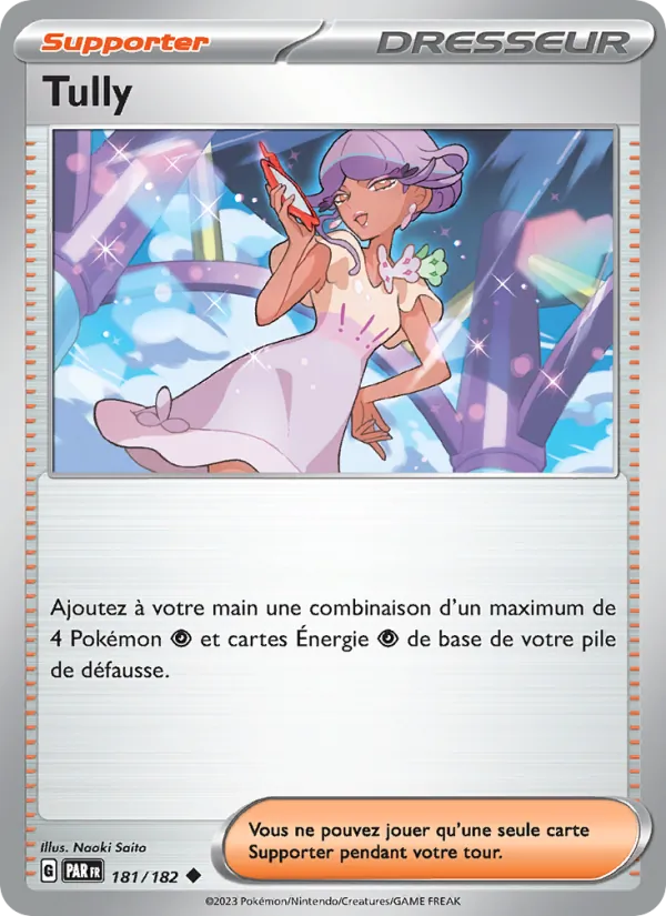 Carte Tully de l'extension Faille Paradoxe, numéro 181/182