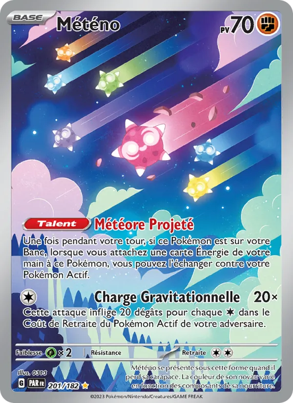 Carte Météno de l'extension Faille Paradoxe, numéro 201/182