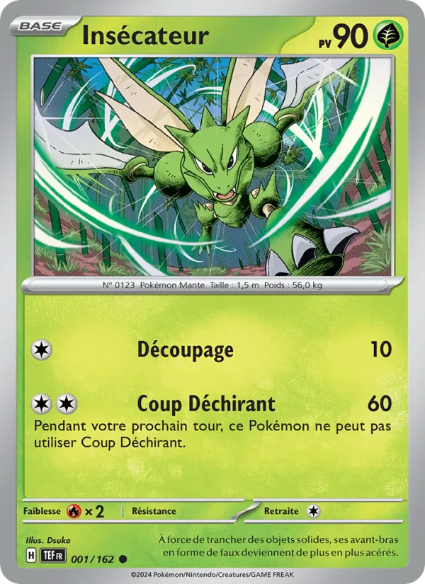 Carte Insécateur de l'extension Forces Temporelles, numéro 001/162
