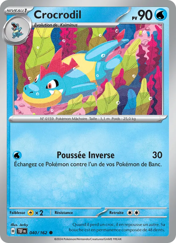 Carte Crocrodil de l'extension Forces Temporelles, numéro 040/162